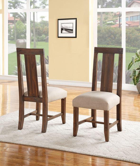 Meadow Chair Pnl Bk - Brk Brn