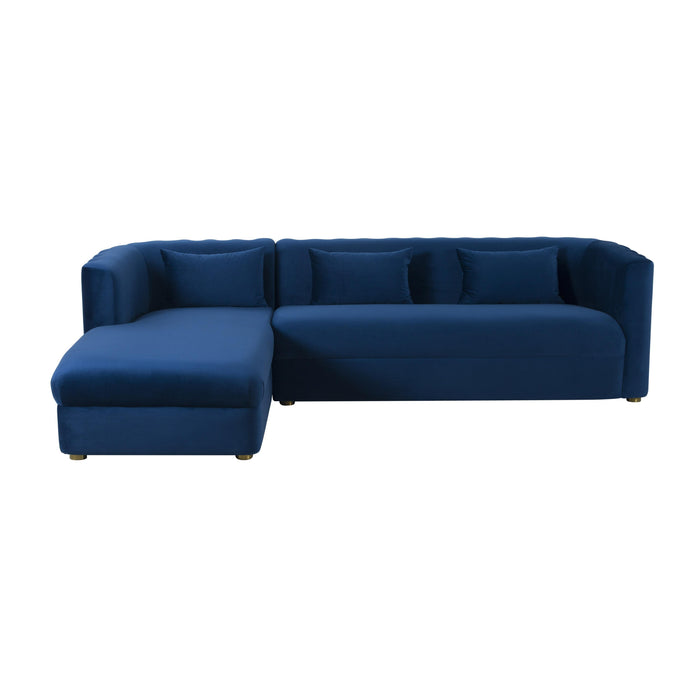 Callie - Velvet Sectional - LAF