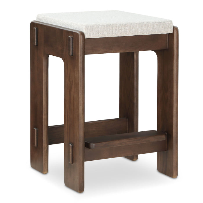 Ashby - Counter Stool - Beige - White