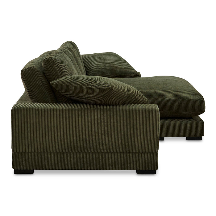 Plunge - Sectional - Dark Green