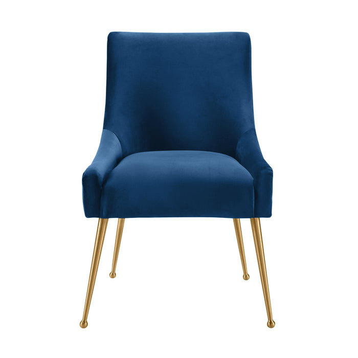 Beatrix - Pleated Velvet Side Chair