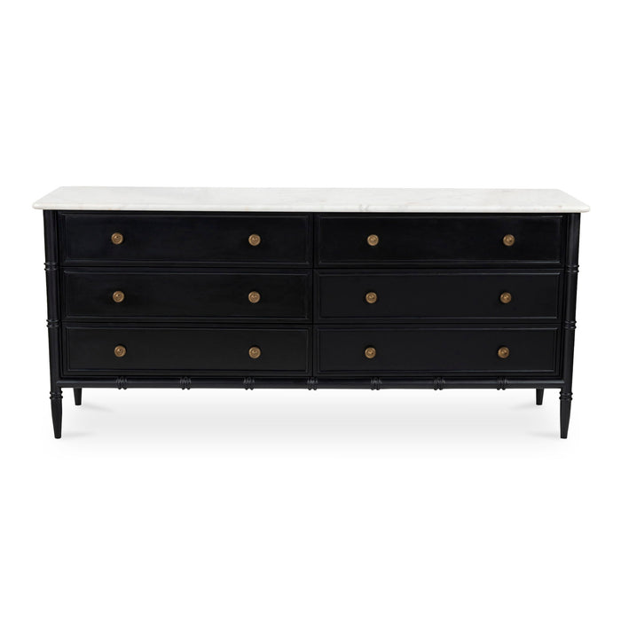 Eleanor - 6 Drawer Dresser - Black