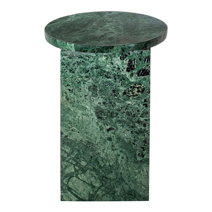 Grace - Accent Table Green Marble - Dark Green