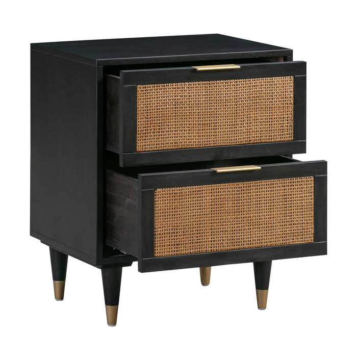 Sierra Noir - Nightstand - Black