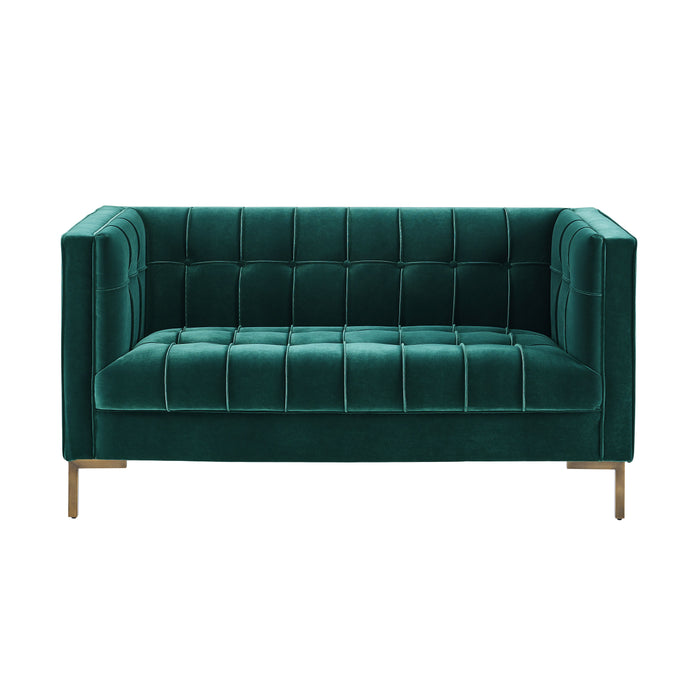 Isaac - Stitch Velvet Loveseat