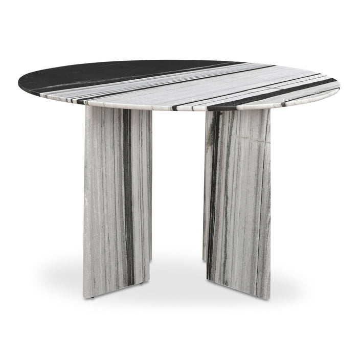 Celia - Round Dining Table - Gray