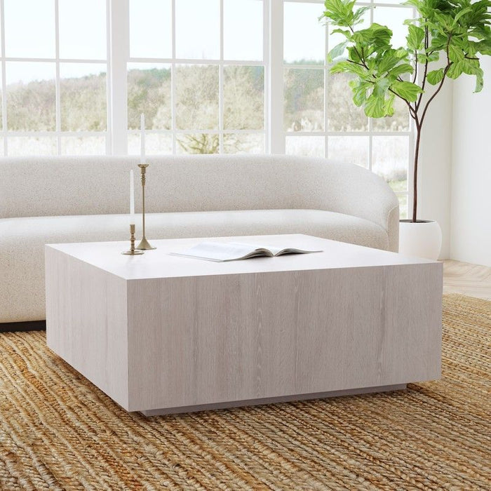 Layne - Square Coffee Table With Casters