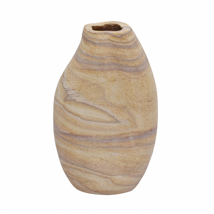 Saava - Curved Vase - Sandstone