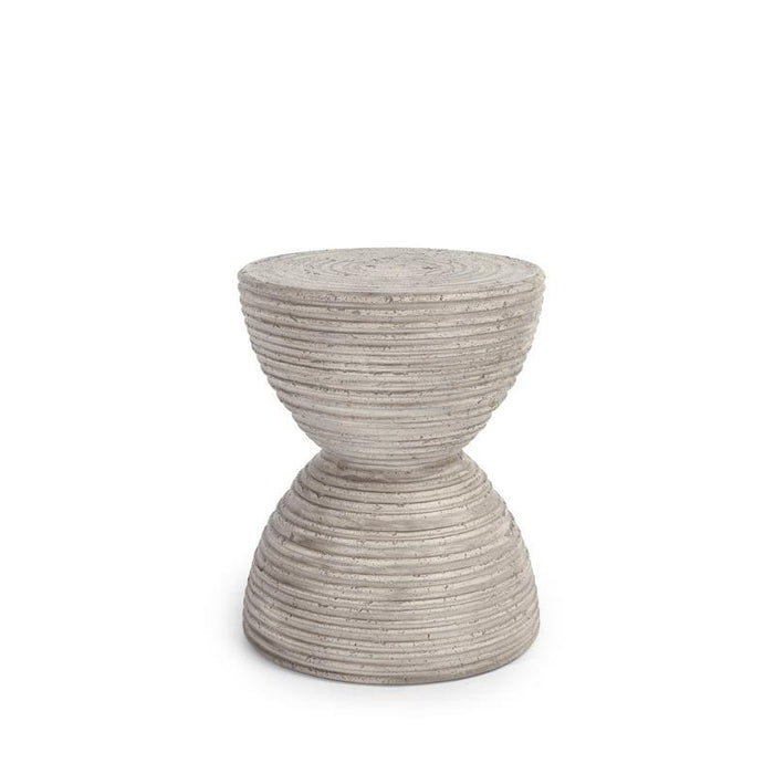 Corey - Outdoor Accent Table - Light Gray