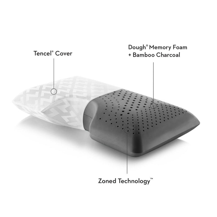 Shoulder Zoned Dough - Bamboo Charcoal Pillow