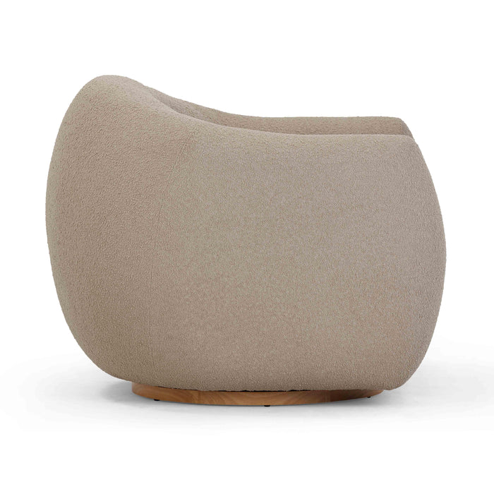 Judy - Boucle Swivel Chair