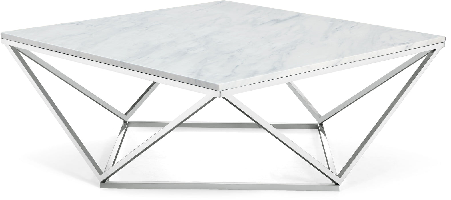 Skylar - Coffee Table - Pearl Silver