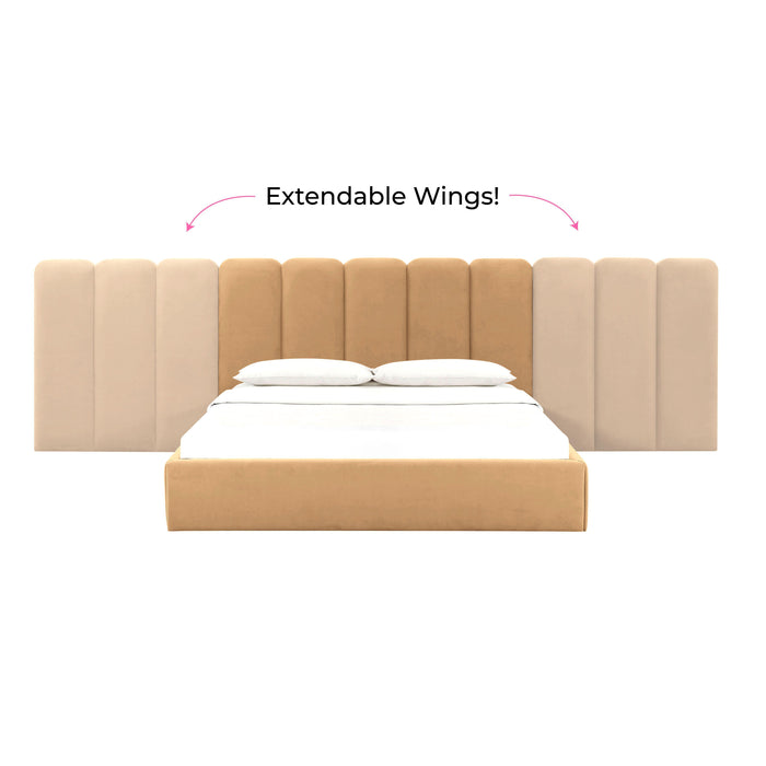 Palani - Velvet Bed With Wings