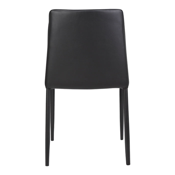 Nora - Dining Chair Chair Vegan Leather (Set of 2) - Black