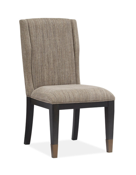 Ryker - Upholstered Host Side Chair (Set of 2) - Homestead Brown