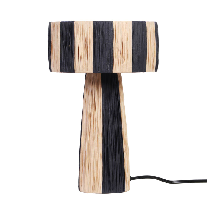 Shelby - Two-Tone Table Lamp - Black / Natural