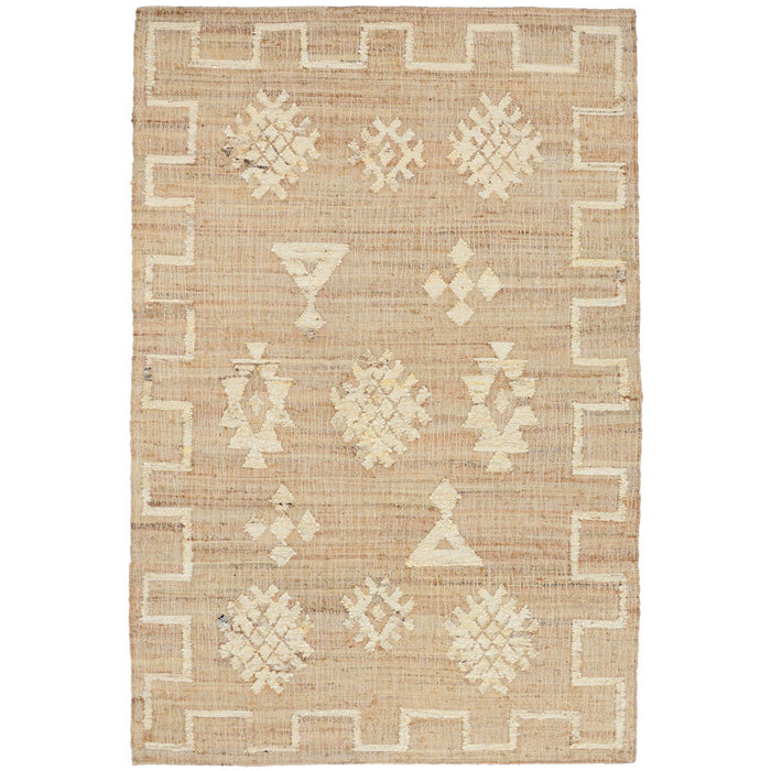 Comporta - 1' x 1' Raposa Rug - Natural/Ivory