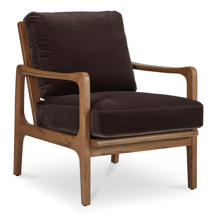 Fearne - Accent Chair - Dark Brown