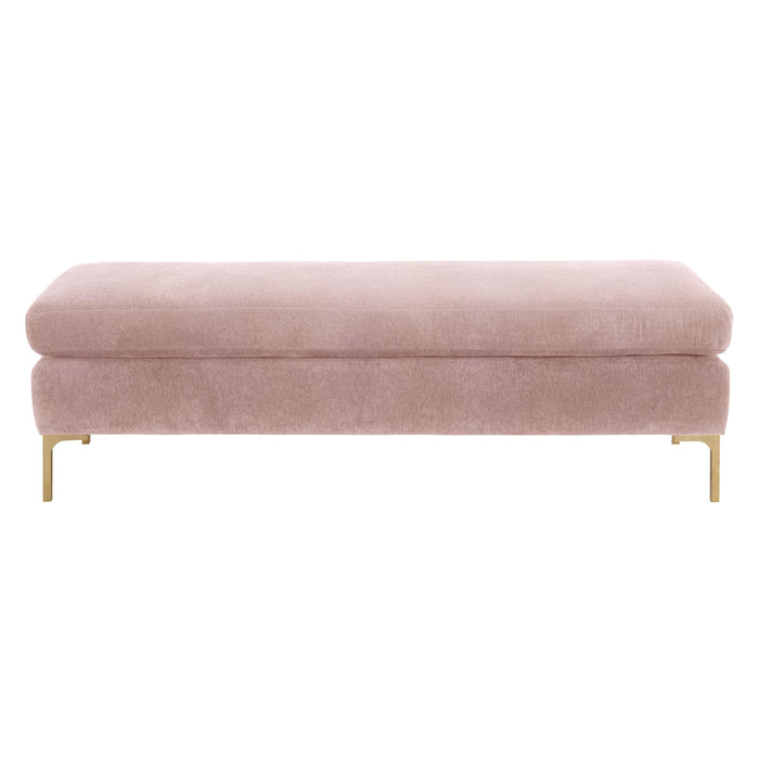 Delilah - Textured Velvet Bench