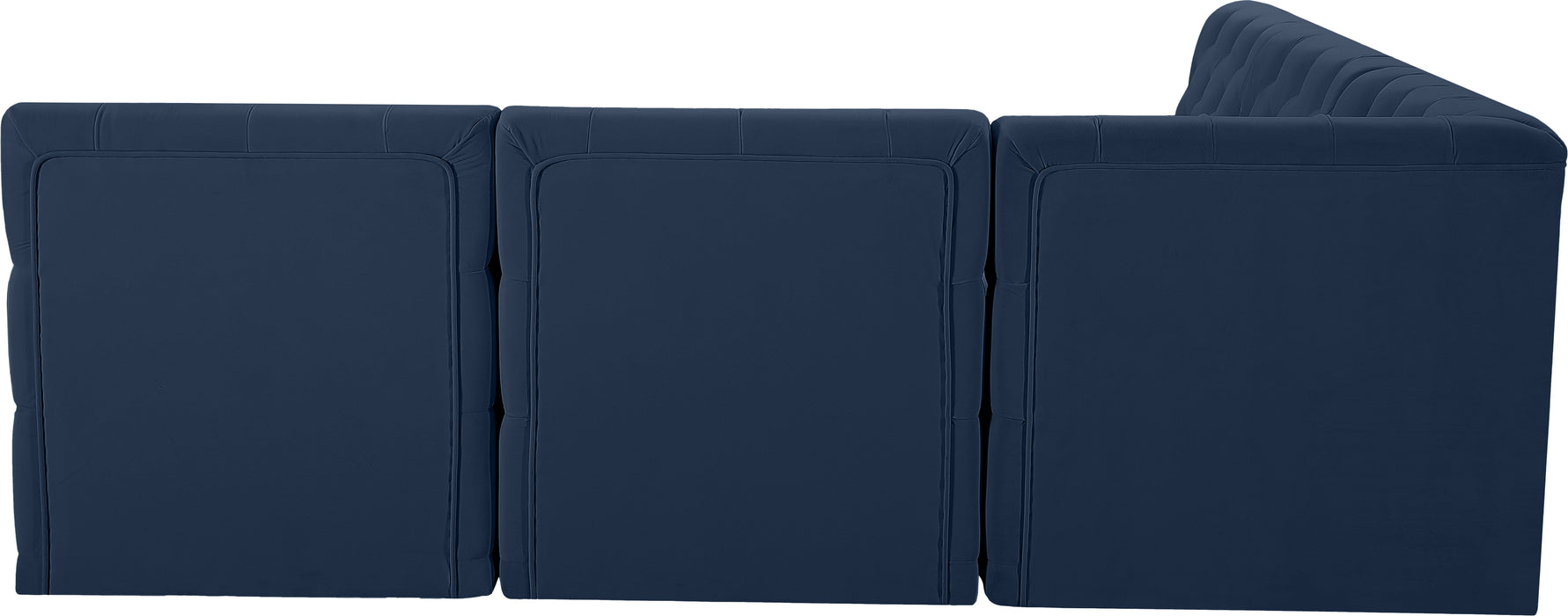 Tuft - Modular Sectional 5 Piece - Navy - Modern & Contemporary