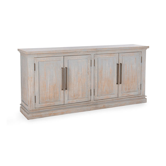 Janes - 4 Door Cabinet - Blue Washed