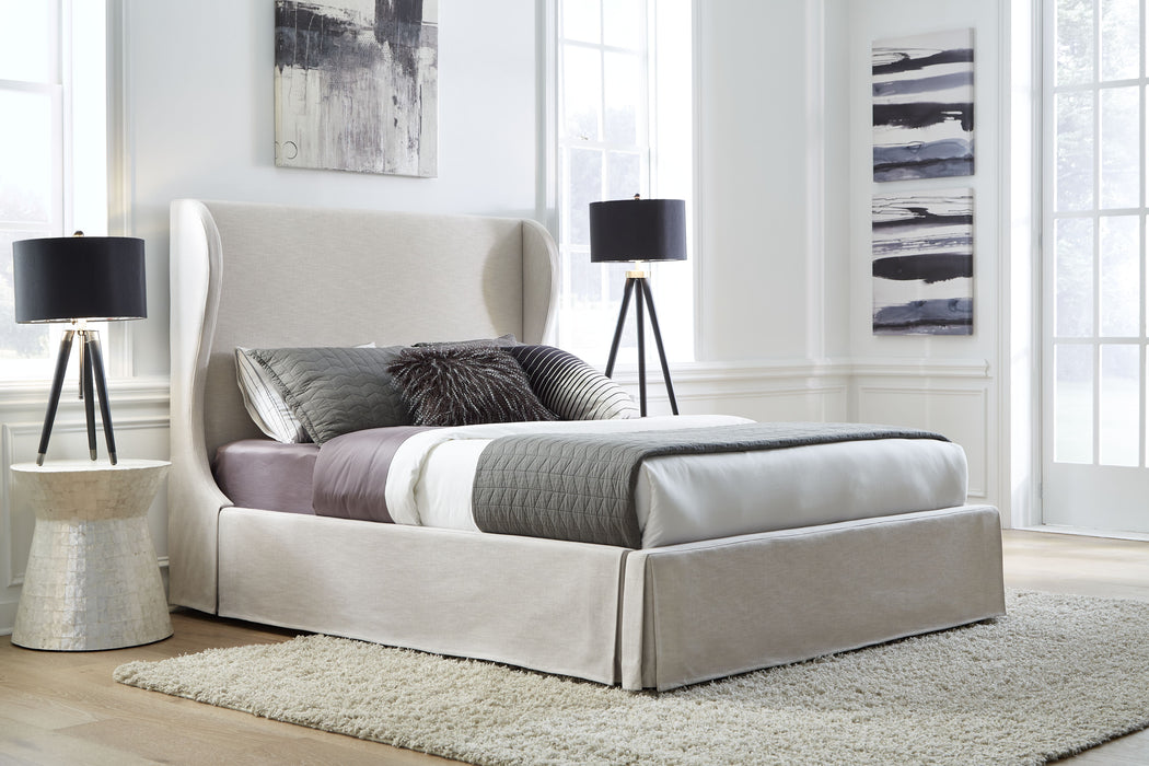 Hera QN Bed - Oatmeal