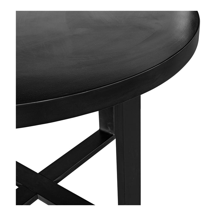 Jedrik - Round Outdoor Dining Table - Black