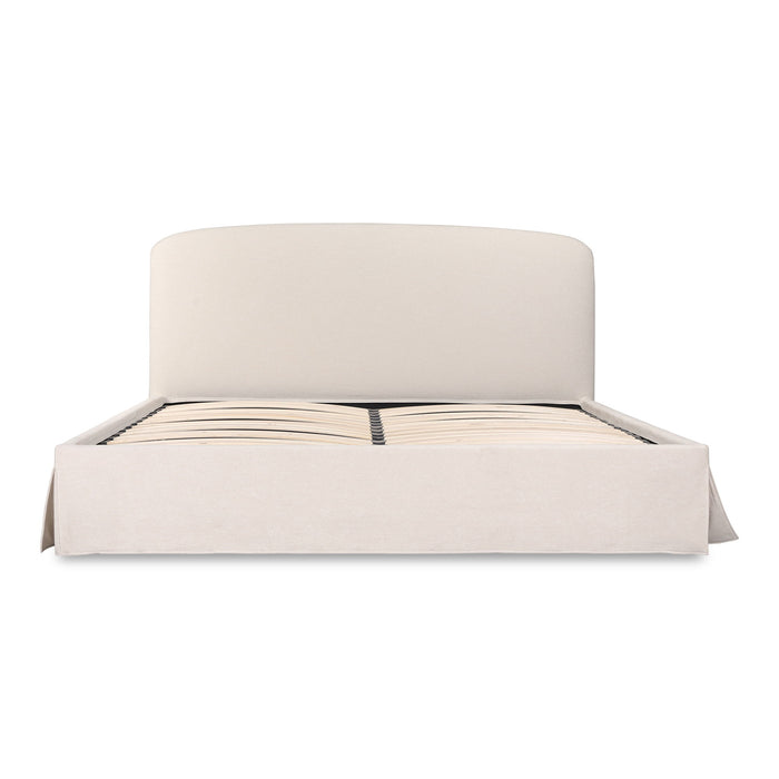 Joan - King Storage Bed - Cream