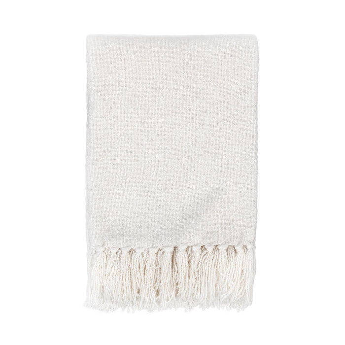 Throws - 50" x 70" TC Aria Boucle Throw - Ivory