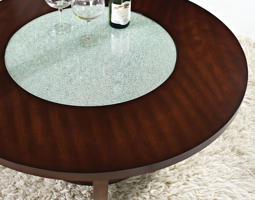 Rafael - Cocktail Table With Casters - Brown