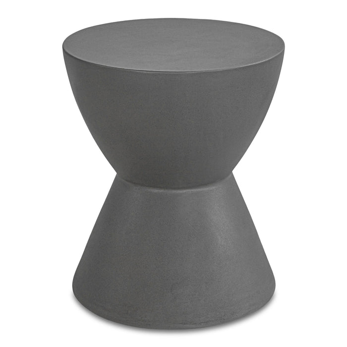 Hourglass - Outdoor Stool - Gray