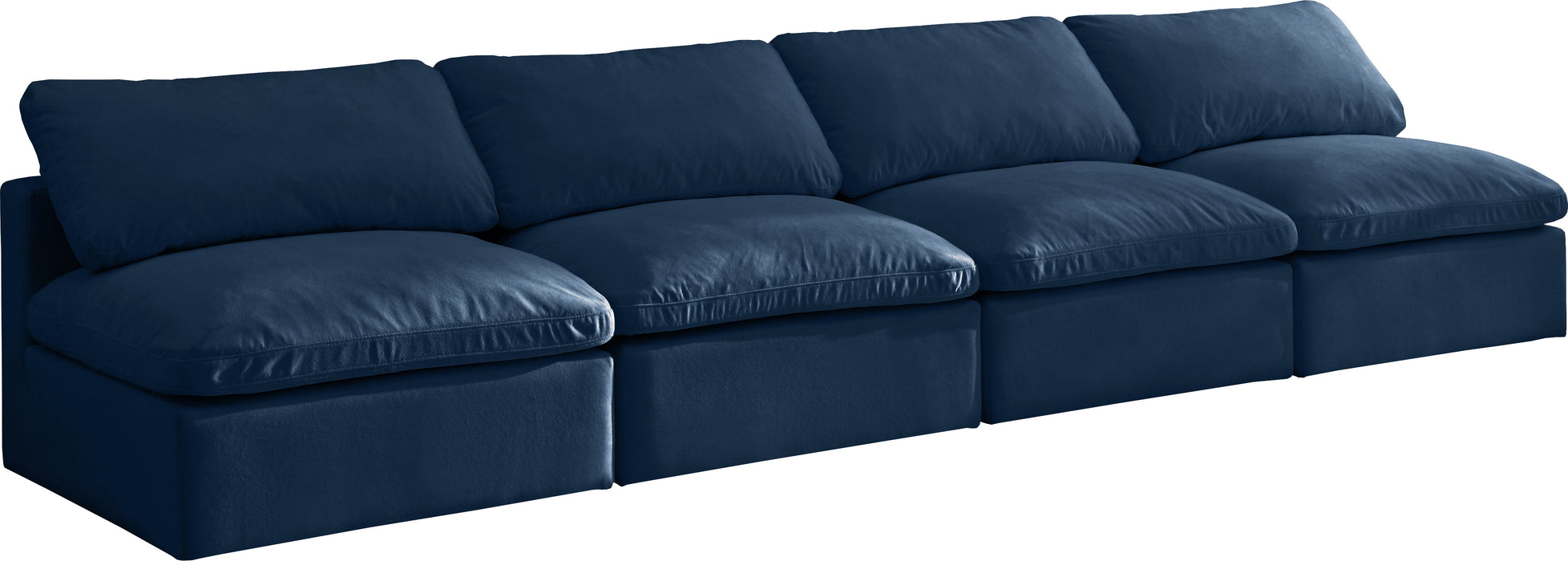 Plush - Modular Armless 4 Seat Sofa