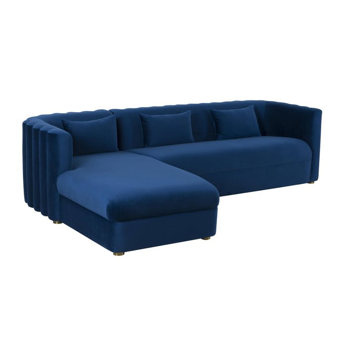 Callie - Velvet Sectional - LAF