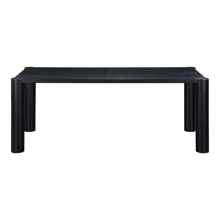 Post - Dining Table Small - Black Oak