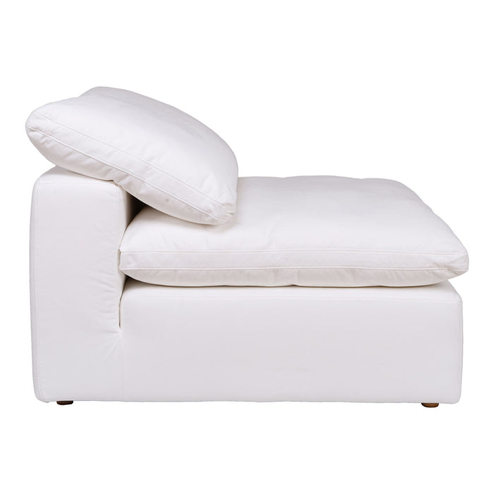 Clay - Slipper Chair Livesmart Fabric - Cream