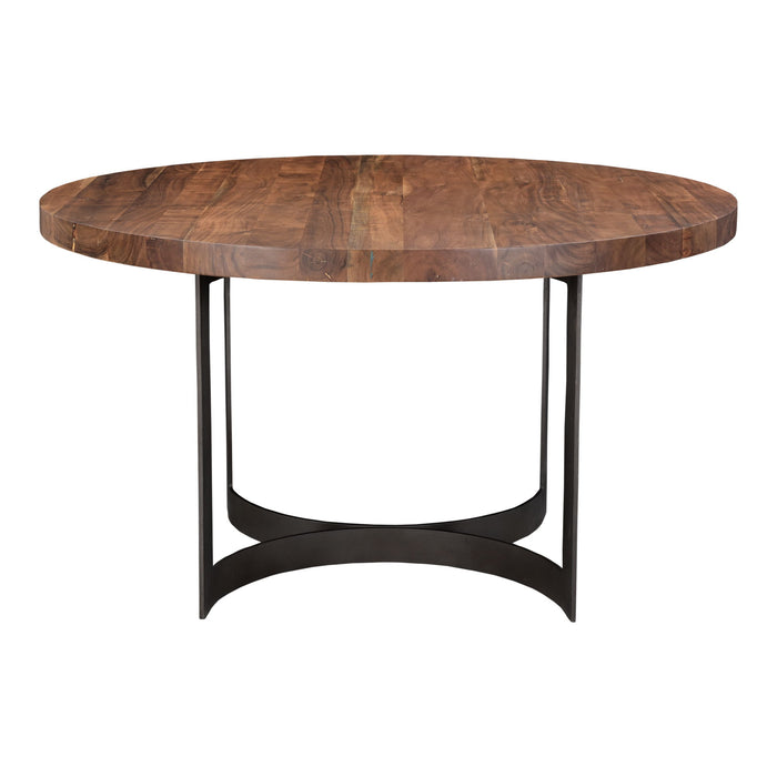 Bent - Round Dining Table - Natural Stain