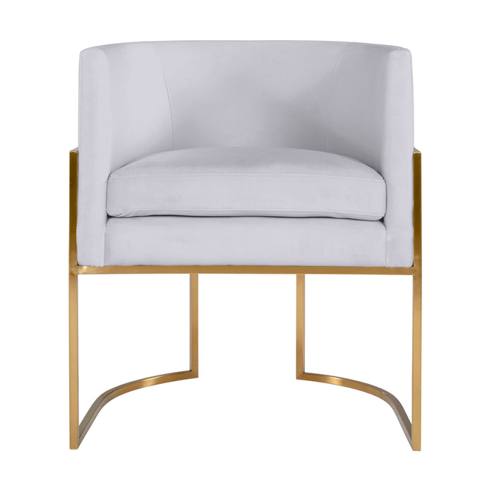 Giselle - Velvet Dining Chair Gold Leg