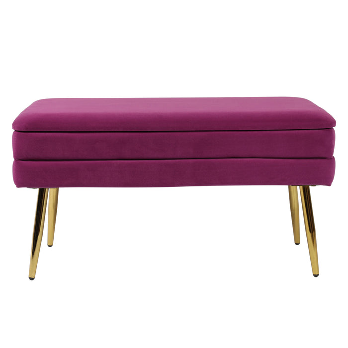 Ziva - Velvet Storage Bench