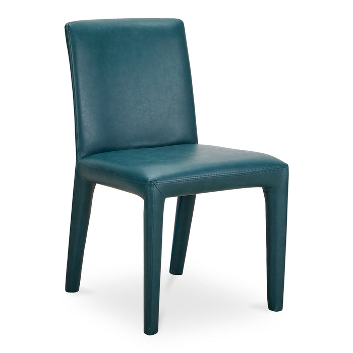 Monte - Dining Chair Vegan Leather (Set of 2) - Teal