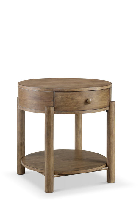 Hadleigh - Round End Table - Honey