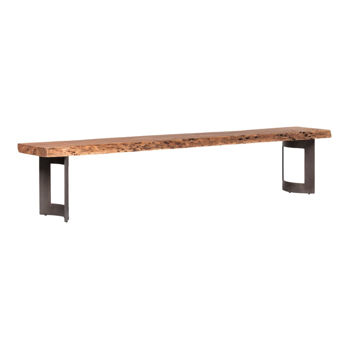 Bent - Bench Large - Natural Stain