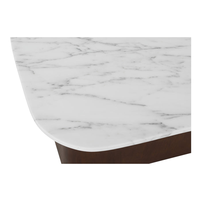 Dash - Accent Table - White Calacatta Marble