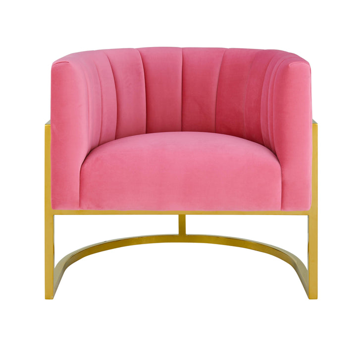 Magnolia - Velvet Chair - Rose Pink