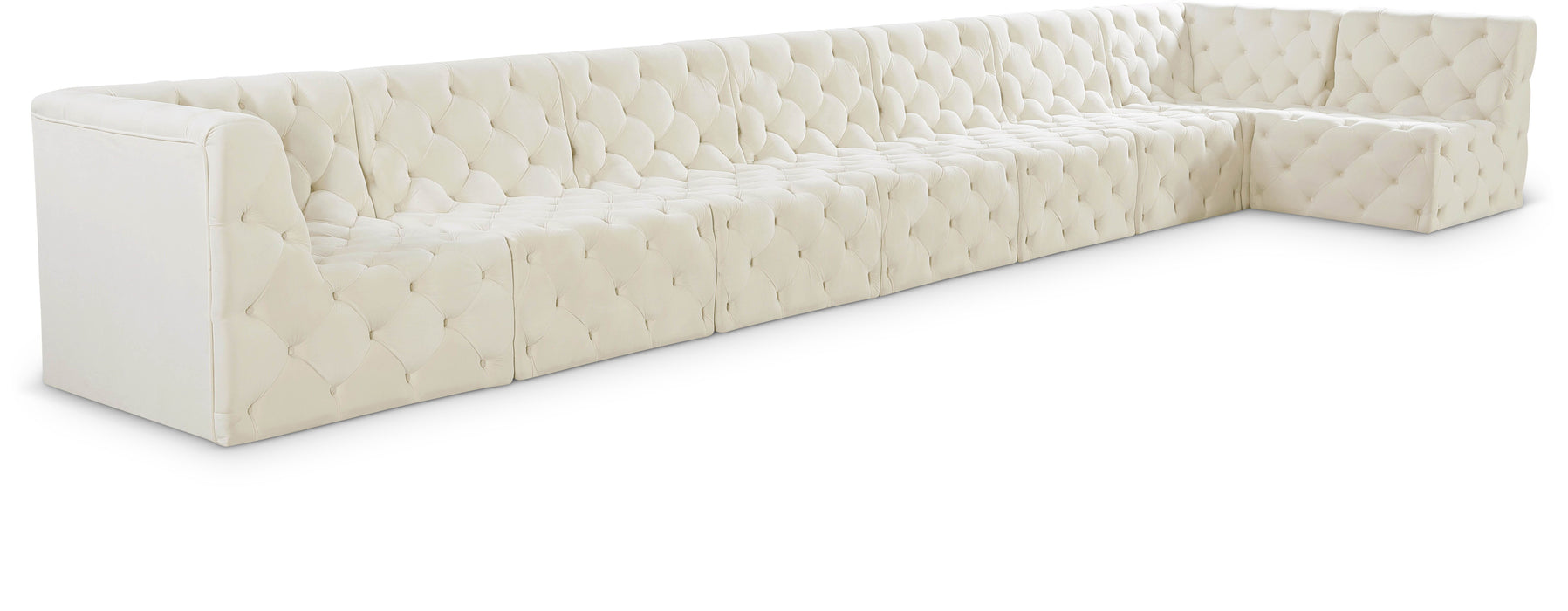 Tuft - Modular Sectional 8 Piece - Cream