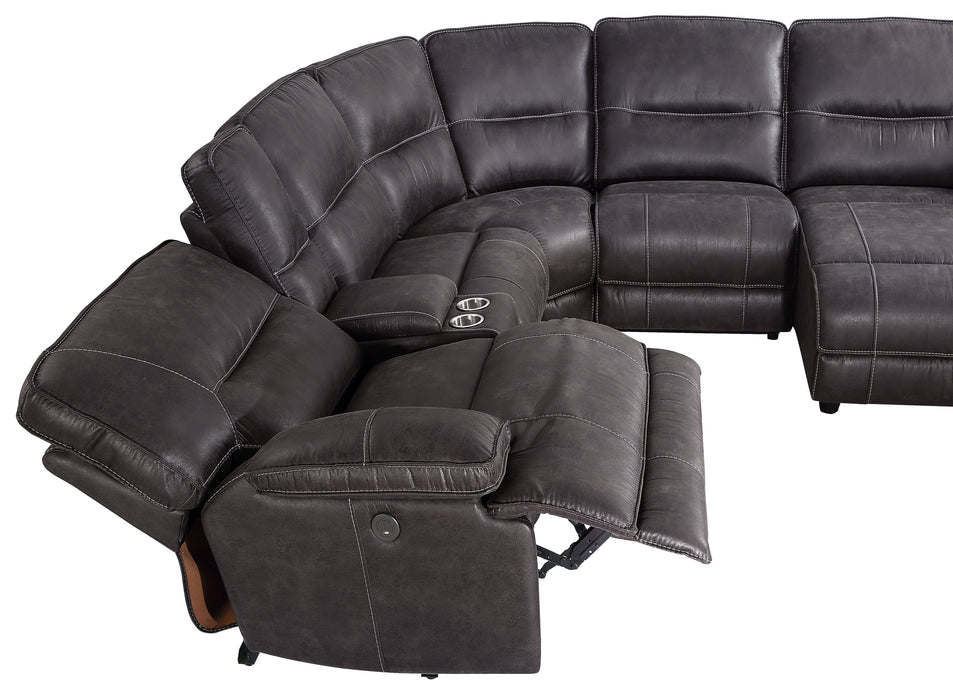 Ogden - 5 Piece Sectional - Black