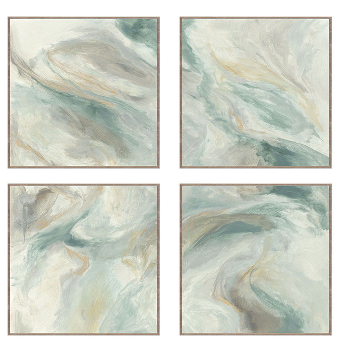 Colorize - Painting 48' x 48' By Buddy Whitlock (Set of 4) - Champagne