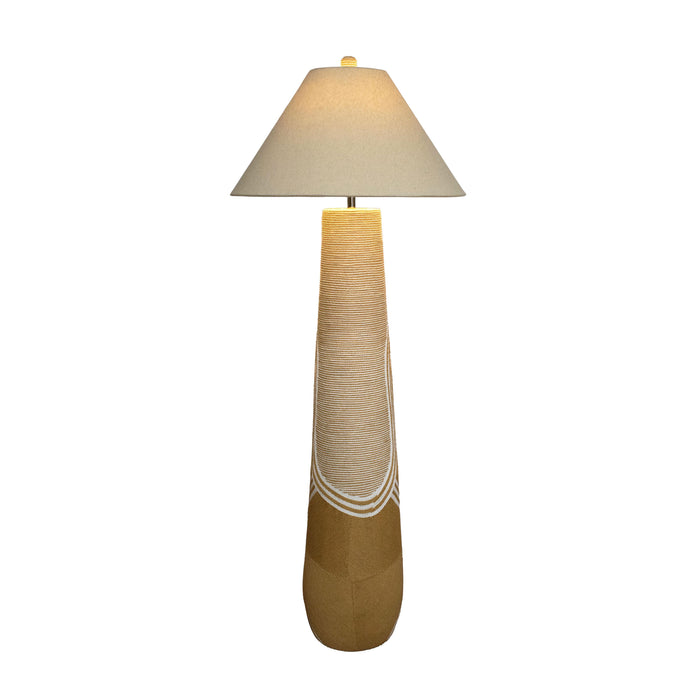 Harlee - Woven Floor Lamp - Natural