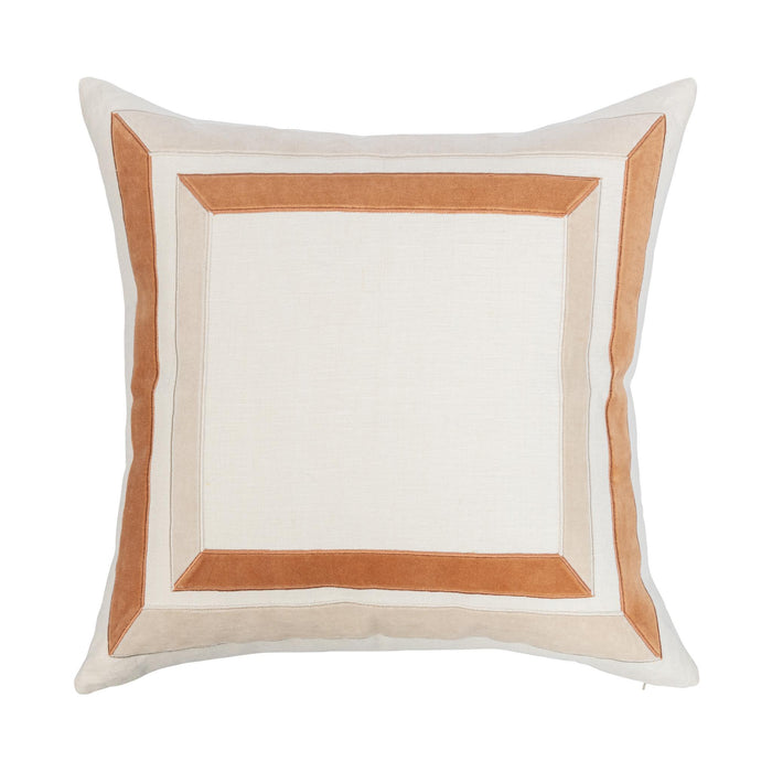 Novel Estate - 22" x 22" NV Maybrook Pillow - Ivory / Natural