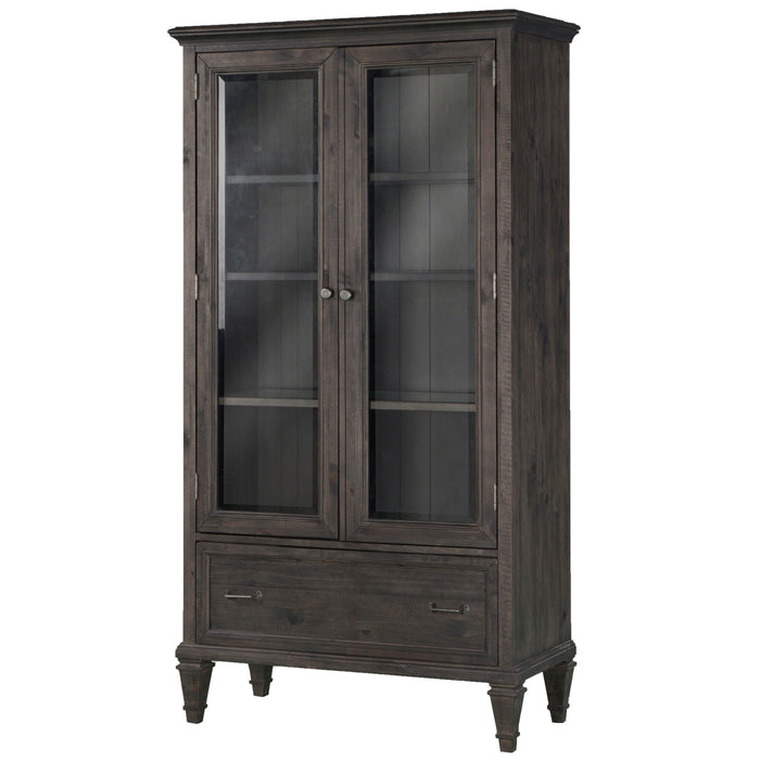 Sutton Place - Door Bookcase - Weathered Charcoal