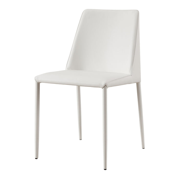 Nora - Dining Chair Chair Vegan Leather (Set of 2) - White